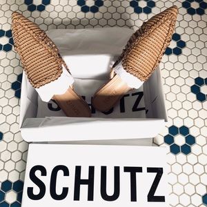 schutz marli huarache mule
